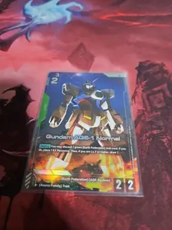 Gundam AGE-1 Normal Gundam Card Game Dual Impact GD02-021 Alt Art - Image 1