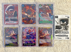 Edward Weevil SP R EB01-023 THE AZURE SEA'S SEVEN ONE PIECE Card ENGLISH OP14 SR - Image 1
