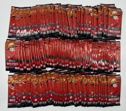 Lot of (140) One Piece Japanese OP-13 Carrying On His Will Booster Packs Sealed - Image 1