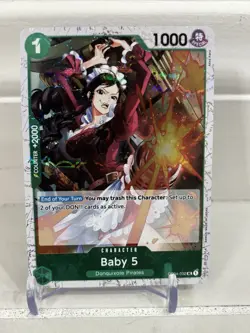 2024 One Piece PRB-01 English Baby 5 Jolly Roger OP04-032 - Image 1