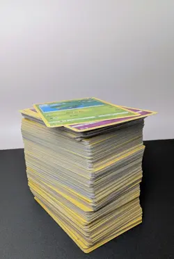 Over 1 Lbs of Bulk Mixed Modern Pokemon Cards - Image 1