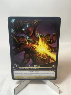World of Warcraft WoW TCG Promo - EA Extended Art Holy Shock - Image 1