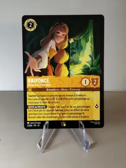 Carte LORCANA FR - Chapitre 10 3/204 Raiponce - Legendaire non Foil Neuf - Image 1