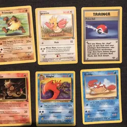 Vintage Pokemon 28 Card Lot Jungle Fossil Rocket Common Uncommon Trainer WoTC LP - Image 5