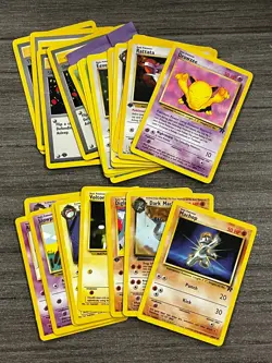Large Pokemon Card Lot (80+) - Jungle, Fossil, Team Rocket! WOTC Vintage MP/LP - Image 3
