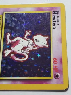HOLO Mewtwo 10/102 LP - Original 1999 Base Pokemon Card - $2 Combined Shipping - Image 3