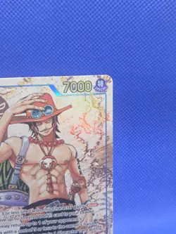One Piece Carrying On His Will Portgas D Ace OP13-119 Alternate Alt Art SEC NM - Image 4
