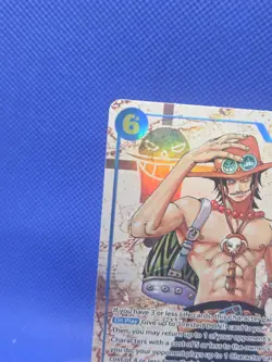 One Piece Carrying On His Will Portgas D Ace OP13-119 Alternate Alt Art SEC NM - Image 3