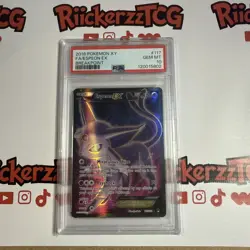 2016 POKEMON XY BREAKPOINT #117 FULL ART/ESPEON EX PSA 10 - Image 2