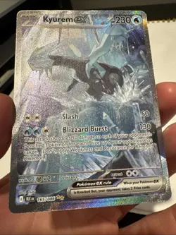 Kyurem EX 165/086 Special Illustration Rare Pokemon TCG SV: Black Bolt New MINT - Image 2