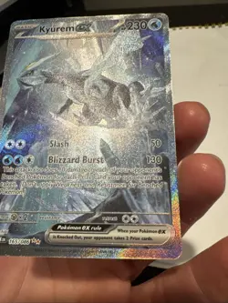 Kyurem EX 165/086 Special Illustration Rare Pokemon TCG SV: Black Bolt New MINT - Image 3