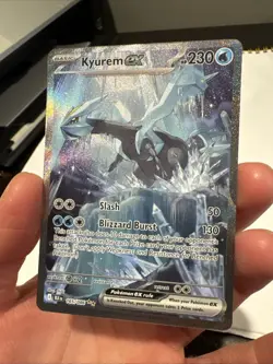 Kyurem EX 165/086 Special Illustration Rare Pokemon TCG SV: Black Bolt New MINT - Image 5