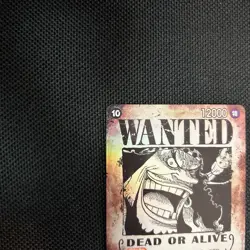 ONE PIECE Card Marshall D. Teach SP OP09-093 SR Parallel WANTED Japanese - Image 2