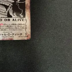 ONE PIECE Card Marshall D. Teach SP OP09-093 SR Parallel WANTED Japanese - Image 4