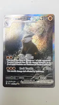 Pokemon TCG Excadrill EX SIR 168/086 SV11B Black Bolt NM/M Pack Fresh Card - Image 1