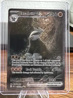 Pokemon TCG Excadrill ex SIR 168/086 SV Black Bolt | NM/M - Image 1