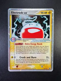 2004 Pokemon Electrode ex Fire Red & Leaf Green 107/112 Holo - Image 1
