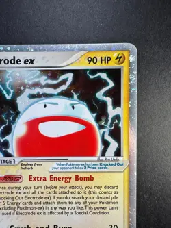 2004 Pokemon Electrode ex Fire Red & Leaf Green 107/112 Holo - Image 3