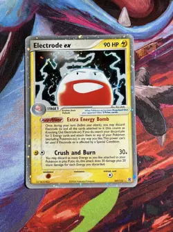 Electrode ex 107/112 FireRed & LeafGreen Holo Rare EX Pokemon - Image 1