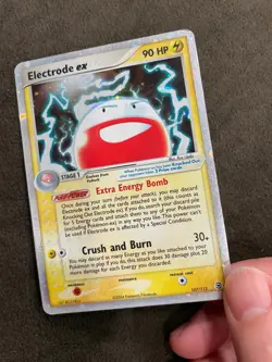 Electrode EX 107/112 Holo Firered & Leafgreen Rare Pokemon Card LP - Image 3