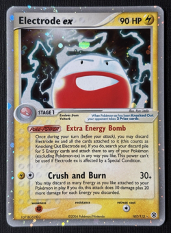 Pokemon Electrode ex 107/112 FireRed & LeafGreen (LP/NM) - Image 1