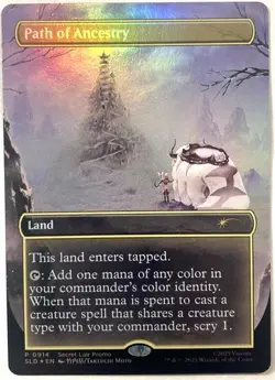 Path Of Ancenstry #0914 Rainbow Foil Secret Lair Avatar Promo SLD MTG - Image 1