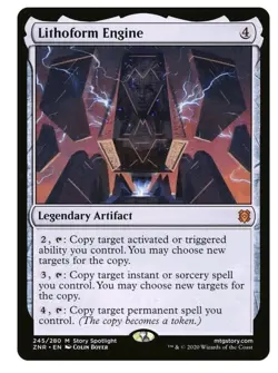 1x MTG Lithoform Engine - Zendikar Mythic - Legendary Artifact! NM Mint! - Image 1