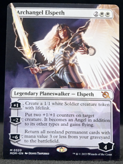 Archangel Elspeth – Borderless Extended Art – March of the Machine – MTG Mythic - Image 1