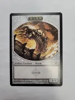 MTG - Wurm Token (9) Scars of Mirrodin Regular - Image 1
