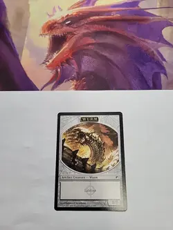 MTG - Wurm Token (9) Scars of Mirrodin Regular - Image 2