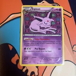 2013 Pokemon TCG Trading Card Black & White Black Star Promo ESPEON #BW92 Holo - Image 2