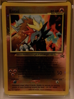 Pokemon TCG Entei 34/53 Wotc Promo Reverse Holo Grade 8 - Image 2