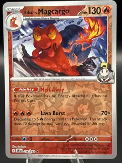 Pokemon TCG - Ethan's Magcargo - 036/182 - Destined Rivals - Reverse Holo - Image 1