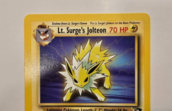 Lt. Surge's Jolteon 28/132 Gym Challenge Regular Pokemon TCG LP - Image 2