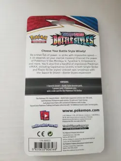 Pokemon TCG Battle Styles Charmander Promo Sealed Blister Booster Pack with Coin - Image 2