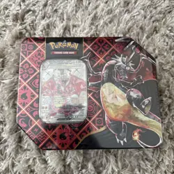 Pokemon Paldean Fates Charizard ex Tin Sealed - Image 1