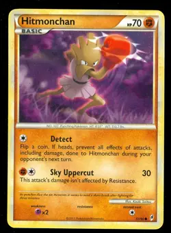 Pokemon HITMONCHAN 57/95 HGSS Call of Legends - - NEAR MINT/MINT - Image 1