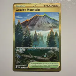 Pokemon TCG Trainer Stadium Gravity Mountain 250/191 Surging Sparks - Image 1