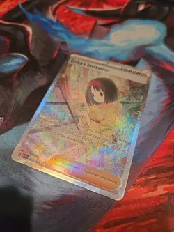 Pokemon TCG 151 Erika's Invitation Card 203/165 Pack Fresh 10 Contender - Image 1