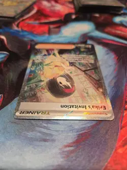 Pokemon TCG 151 Erika's Invitation Card 203/165 Pack Fresh 10 Contender - Image 3