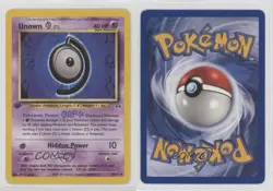 Unown (D) 1st Ed. Pokemon Neo Discovery #47 2001 - Image 3