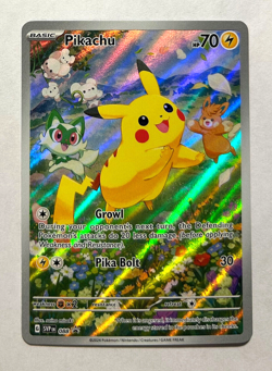 Pokemon PALDEA ADVENTURE CHEST - PIKACHU - BLACK STAR PROMO - SVP 088 - NM - Image 1