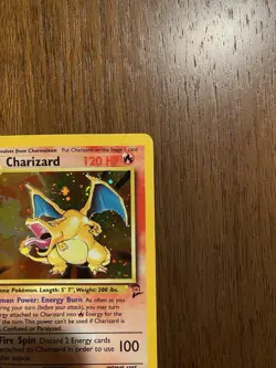 Pokemon TCG Base Set 2 Holo Rare Charizard 4/130 WOTC - HP Damaged - Image 4