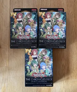 YuGiOh 3x The Chronicles Deck: Spirit Charmers - NEU & OVP - Deutsch - Image 1