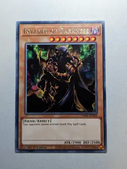 Invader of Darkness TAMA-EN046 Rare 1st Edition LP Yugioh - Image 1