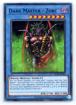 Dark Master - Zorc - DCR-EN082 - -Super Rare - 1st Edition Yugioh - Image 1