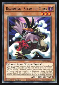 Blackwing - Steam the Cloak - DLCS-EN030 - Common - 1st Edition Yugioh - Image 1