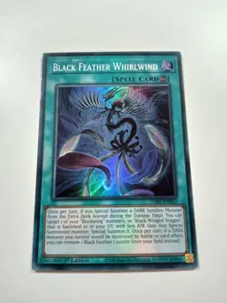 Black Feather Whirlwind - DABL-EN052 - Super Rare - 1st Edition Yugioh - Image 1