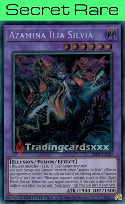 Yu-Gi-Oh! Azamina Ilia Silvia : SE 25LP-EN010 - Image 1