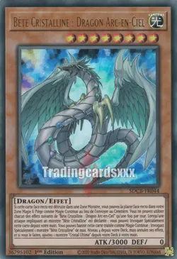 Yu-Gi-Oh! Bete Cristalline : Dragon Arc-en-Ciel : UR SDCB-FR044 - Image 1